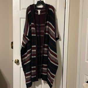 Free People hooded sweater cardigan